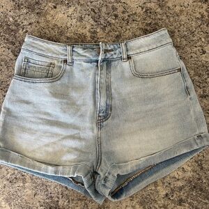Kendall & Kylie Super High Rise Cuffed Shorts